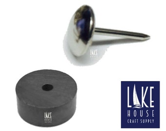 BULK Tacks. BULK Magnets. Decorative Upholstery Tacks. Round Donut Magnets. Magnets with Holes