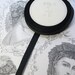 Vintage Taffeta Ribbon in Black for embellishing clothing and hats!