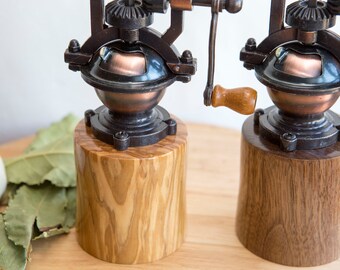 Wood Pepper Mill, olivewood kitchen, Pepper Mill, fathers day, handmade Pepper Mill, Salt Mill , wedding gift, 5th anniversary