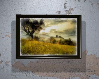 A Mystic Meadow in Watercolor (Instant Download) - Printable