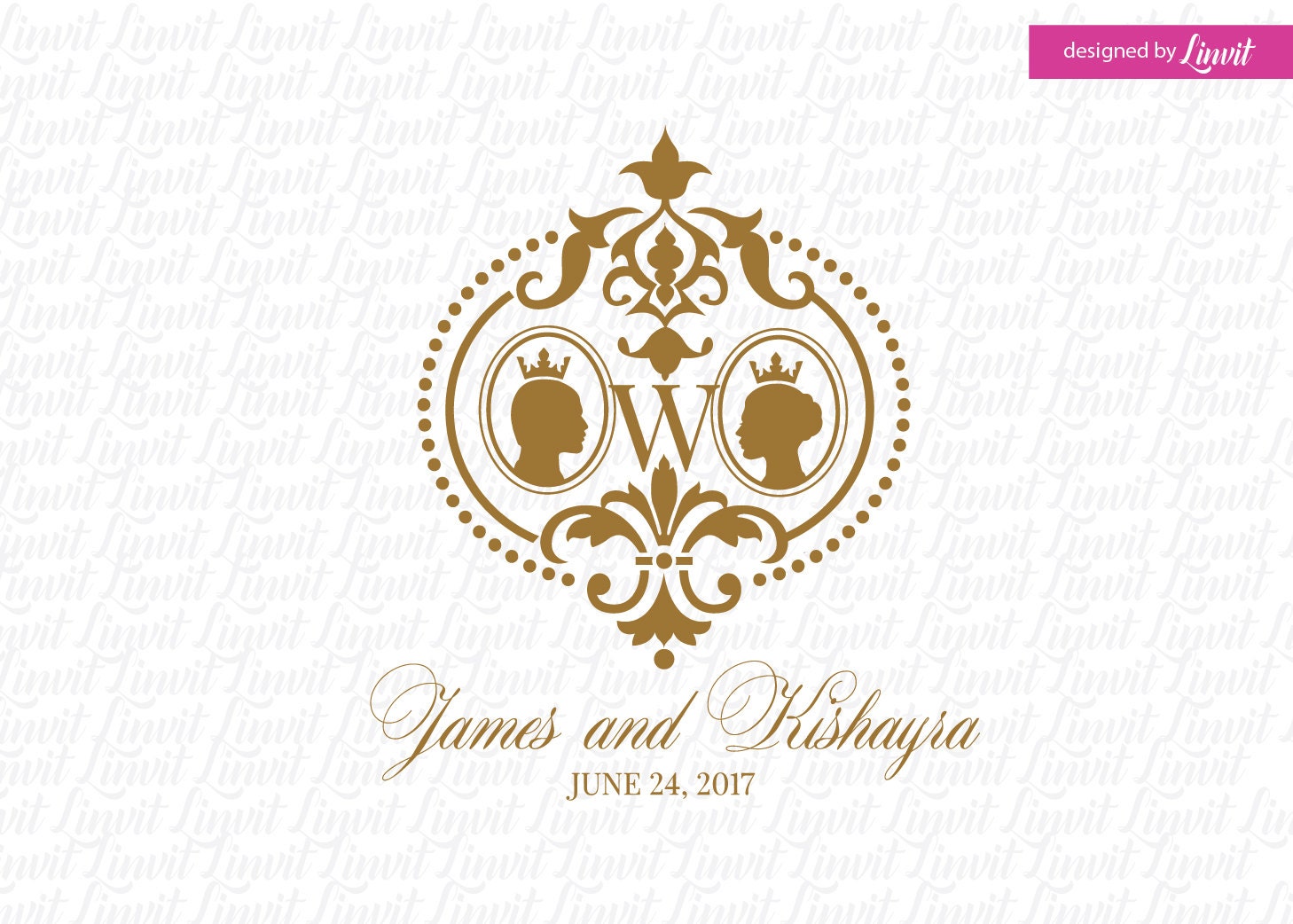 the royal wedding logo designimage