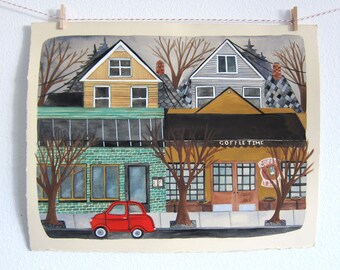 Art - Original Illustration - Portland Art - Portland Illustration - Painting - Original Painting - Portland Painting - Northwest 21st