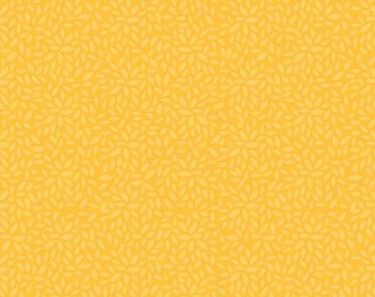 Primavera Leafy in Tangerine Cotton Fabric by Patty Young for Riley Blake