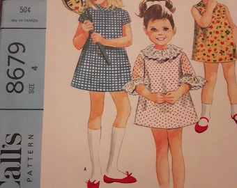 McCall's 8679, Child's Vintage Dress Pattern