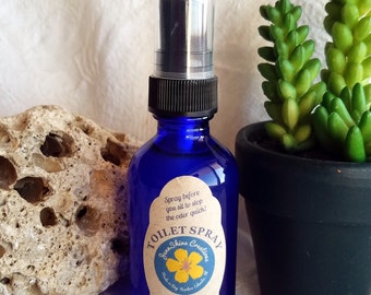 JennShine's Handcrafted Natural Toilet Spray - Made to Order with Essential Oil(s) of Your Choice - Deodorizing - Air Freshener - Gifts