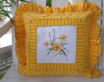 Pillow Cover with Embroidery