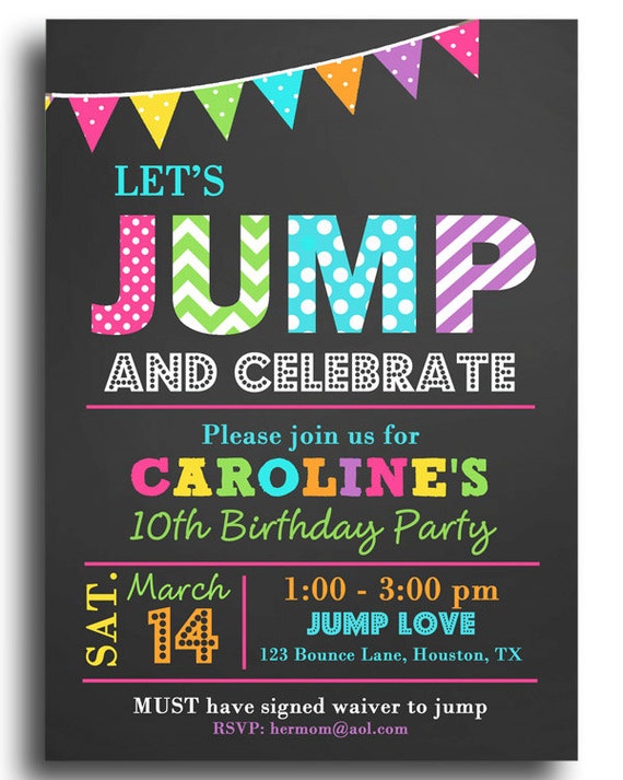 bounce invitations