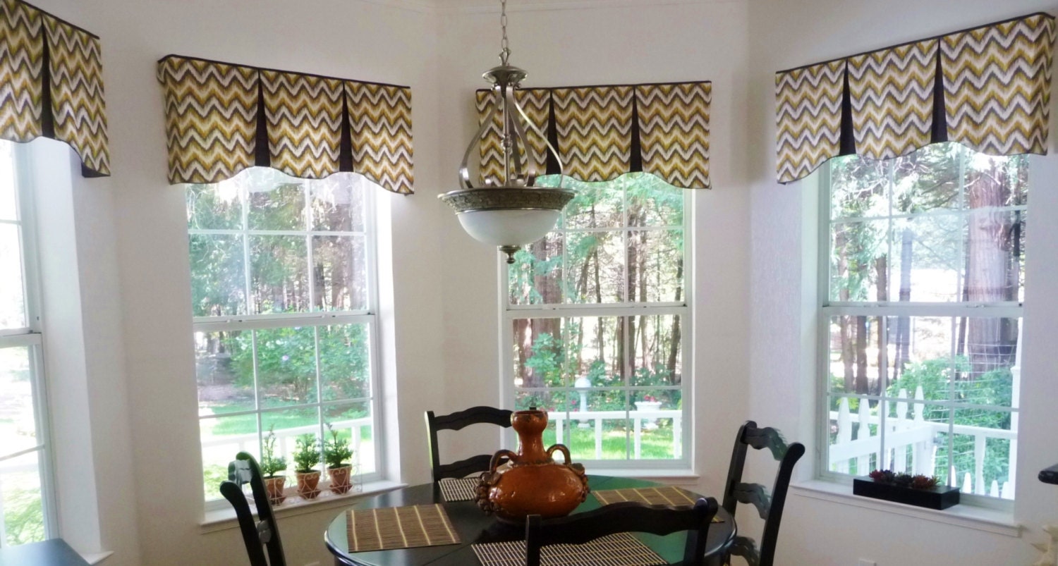 Custom Window Valance EMILEE Hidden Rod Pocket® Valance to fit