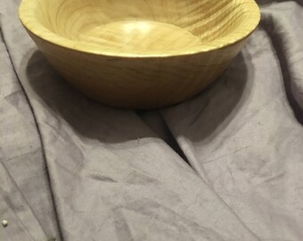 Maple Turned Wooden Bowl