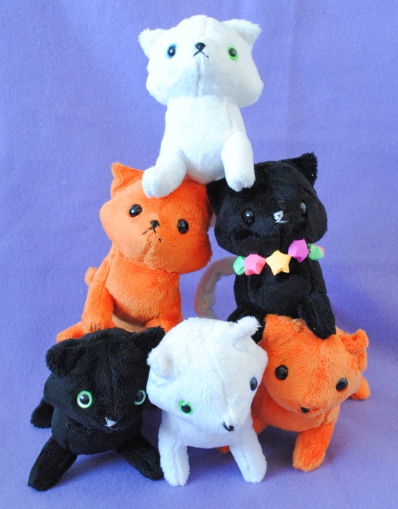 cartoon cat plushies