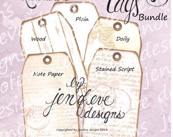 Build ~A~ Bellishment Remnants ~ Tags Bundle #1
