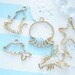 Price Down))) 5 pcs Open Bezel Charm / Sea Animals (13mm-25mm) AZ304