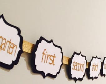 Graduation Party Decorations, Graduation Picture Banner, Graduation Photo Banner, High School Graduation Banner, School photo banner