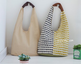Ellie Hobo Bag PDF Sewing Pattern (#1046)