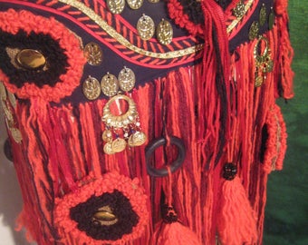 African together tribal belly dance