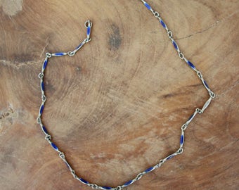 Dainty Blue Necklace