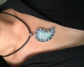 Sterling Silver 925 and micro mosaic