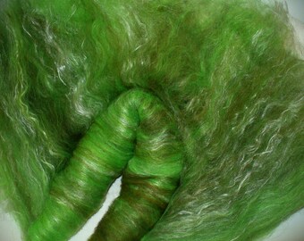 Multi Fibered Batt for Hand Spinning Yarn
