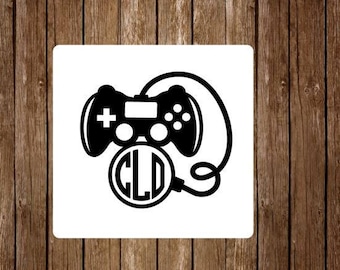 Gamer decal // monogram gamer decal // Playstation decal // XBox decal // Yeti decal // Car decal // monogram decal // personalized decal