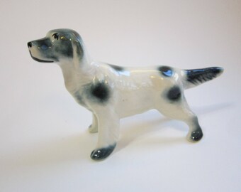 vintage DOG figurine - ceramic - as is, repair on tail