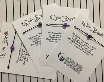 Relay For Life Wish Bracelets // Bulk Discount // Relay For Life Fundraiser // Survivor Wish // Cancer Awareness // Easy Fundraiser