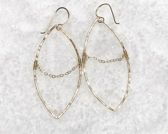 Point Hoop Earrings