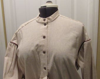 Womens Garibaldi Shirt Civil War Reenactment Victorian