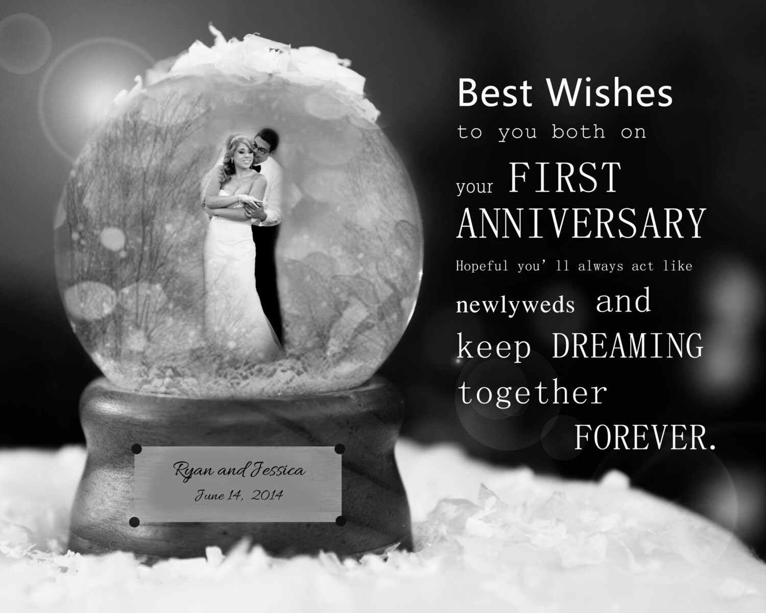 snowglobe template put your client images in this winter wonderland