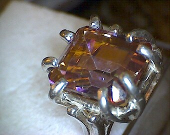 Stunning Mystic Azotic Topaz Ring