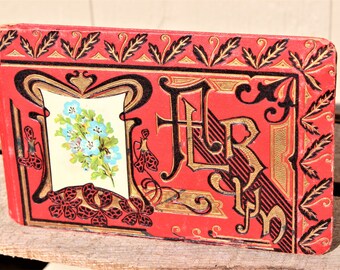 Vintage 1909 Album with School Yearbook Entries