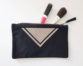 Makeup Bag / Cosmetics Bag / Beauty Bag / Women's Ladies Purse / Handbag / Clutch Bag / Travel Bag / Gift For Her / Christmas Gift