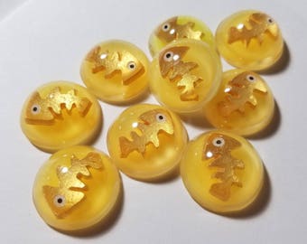 Splatoon2 Glow in the Dark Golden Egg Pin
