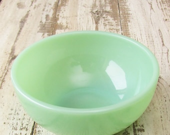 Vintage Single Jadeite Restaurant Ware Cereal Chili Bowl 5" Small Dessert Breakfast Salad Jadite Diner Fire King Oven Ware 30 Marked Piece B