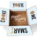 Care Package Sticker Kit - You're One Smart Cookie/college care package/school care package/back to school/teacher gift/box flaps/finals
