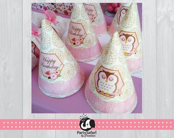 Woodland Owl Printable Photo Booth Props Pink Owl Photo