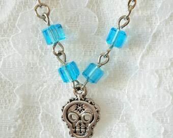 Day of the Dead / Dia De Los Muertos (Sugar Skull) Necklace