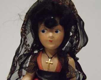 Vintage Composition Character Doll