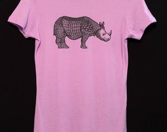 white rhino t shirt