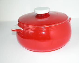 Vintage Hall Red Casserole