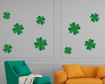 4 Leaf Clover St. Patrick's Day Wall Sticker