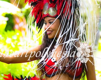 Tahitian dance head piece KU'UIPO