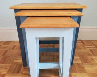 Vintage Farmhouse Nest of Tables