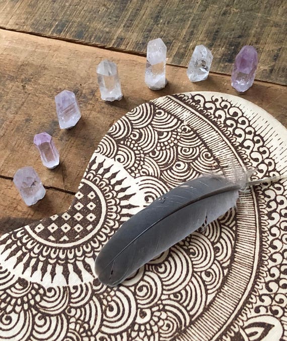 7 Piece Mini Brandberg Point Set, Brandberg Amethyst Point, Brandberg Clear Quartz Point, Tiny Brandberg Quartz Point, Raw Brandberg Quartz