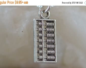 SALE Abacus Necklace, NA001, Maths, Mathematics, Geek, accountant, banker