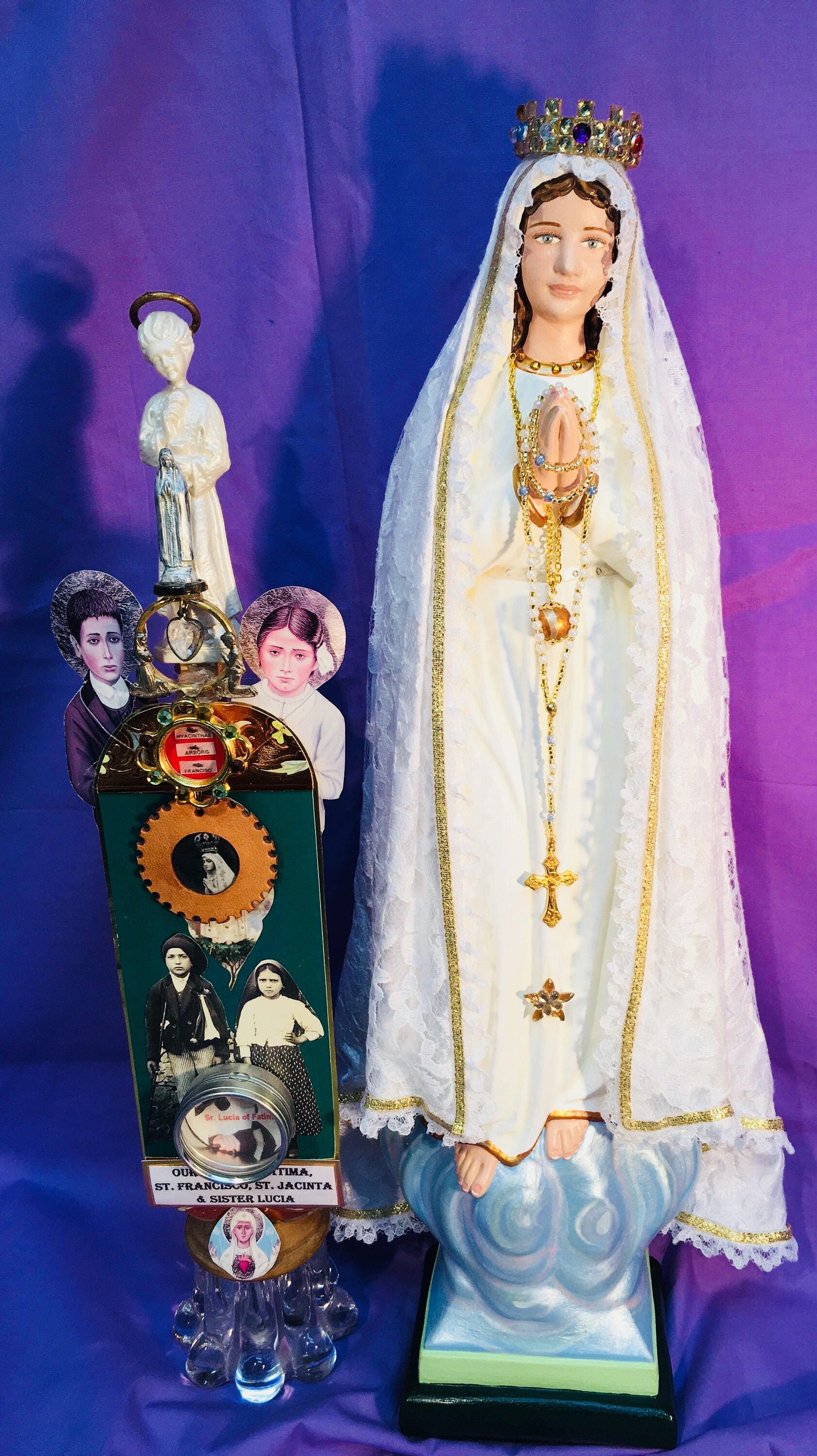 Our Lady Of Fatima 18 Patronage The Holy Rosary And For Purity Of Mind Heart Body And Soul