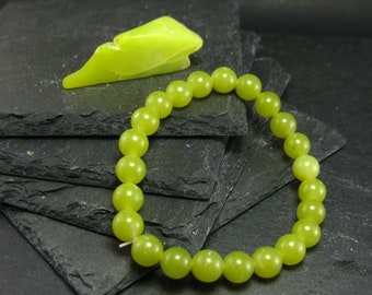 Healerite Genuine Bracelet ~ 7 Inches ~ 8mm Round Beads