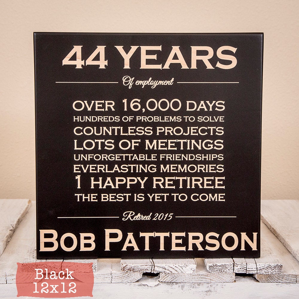 Personalized Retirement Gift Retirement Gifts Retirement