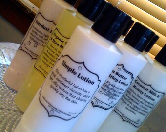4oz Simple Lotion Skin Care Moisturizer, Lotions and Potions