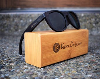 Vantablack Wood - Polarized Bamboo Sunglasses for Men and Women