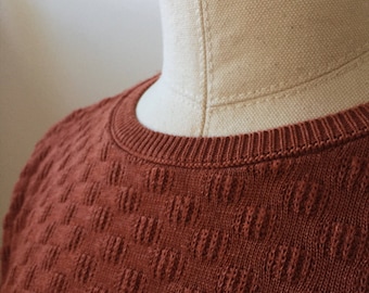 Vintage Burnt Orange Sweater